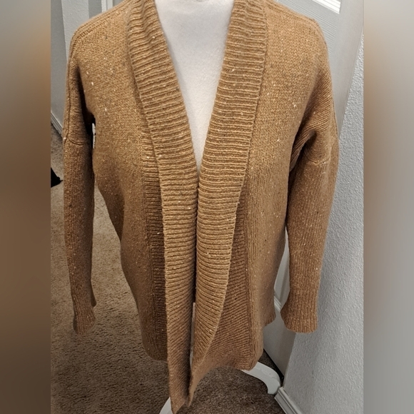Lauren Ralph Lauren Shawl Wool/Alpaca Blend Knitted Open Cardigan  Size S - Picture 1 of 7